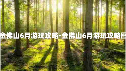 金佛山6月游玩攻略-金佛山6月游玩攻略图