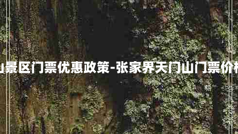 张家界天门山景区门票优惠政策-张家界天门山门票价格多少钱一张