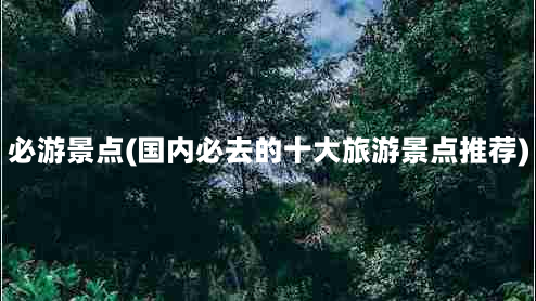 必游景点(国内必去的十大旅游景点推荐)