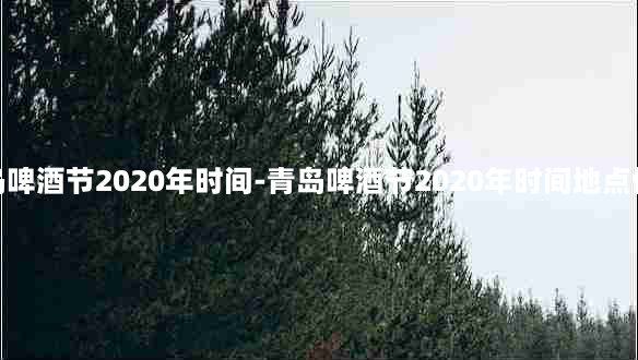 青岛啤酒节2020年时间-青岛啤酒节2020年时间地点价格