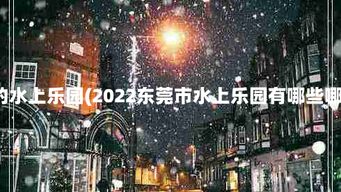 东莞更好玩的水上乐园(2022东莞市水上乐园有哪些哪里比较好玩)