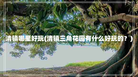 清镇哪里好玩(清镇三角花园有什么好玩的？)