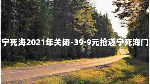 遂宁死海2021年关闭-39·9元抢遂宁死海门票