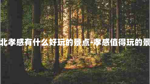 湖北孝感有什么好玩的景点-孝感值得玩的景点