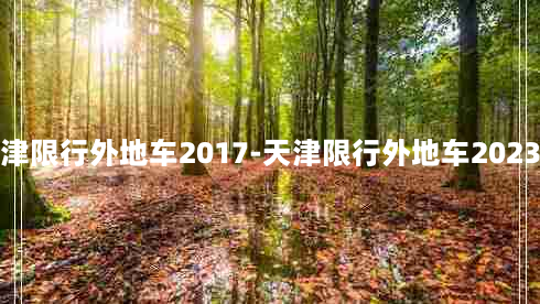 天津限行外地车2017-天津限行外地车2023年