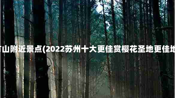 苏州上方山附近景点(2022苏州十大更佳赏樱花圣地更佳地点推荐)