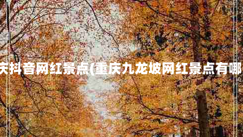 重庆抖音网红景点(重庆九龙坡网红景点有哪些)