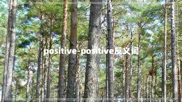 positive-positive反义词