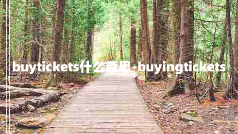 buytickets什么意思-buyingtickets