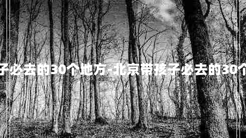 带孩子必去的30个地方-北京带孩子必去的30个地方