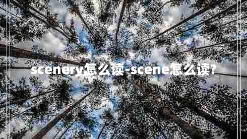 scenery怎么读-scene怎么读?