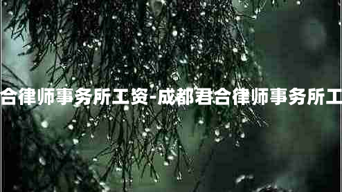 君合律师事务所工资-成都君合律师事务所工资