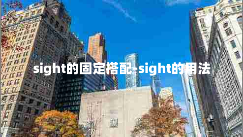 sight的固定搭配-sight的用法