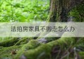 法拍房家具不搬走怎么办(法拍房里的家具不搬走怎么办)