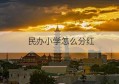 民办小学怎么分红(上海民办小学收费标准)