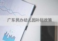 广东民办幼儿园补贴政策(广东民办幼儿园补贴)