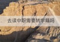 去读中职需要转学籍吗(河南省中职学籍备案系统)