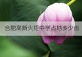 合肥高新火炬中学占地多少亩(合肥市火炬中学招生电话)