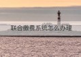 联合缴费系统怎么办理(济南市数字化联合审图系统)