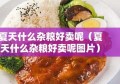 夏天什么杂粮好卖呢（夏天什么杂粮好卖呢图片）