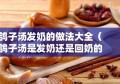 鸽子汤发奶的做法大全（鸽子汤是发奶还是回奶的）