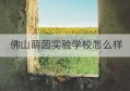 佛山萌茵实验学校怎么样(萌茵实验学校官网)