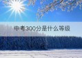 中考300分是什么等级