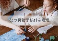 公办民营学校什么意思(公办民营学校和民办学校的区别)