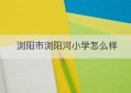 浏阳市浏阳河小学怎么样(浏阳河小学微机派位)