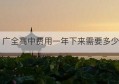 广全高中费用一年下来需要多少(去广全高中2021年学费)