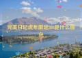 完美日记虎年限定203是什么颜色