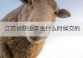 江苏省职业年金什么时候交的(公务员职业年金从什么时候开始缴纳的)