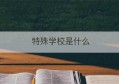 特殊学校是什么(特殊学校有什么条件才能上)