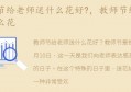 教师节给老师送什么花