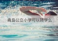 青岛公立小学可以转学么