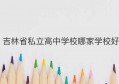 吉林省私立高中学校哪家学校好(吉林省最好民办高中学校)