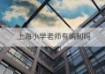 上海小学老师有编制吗(上海学校老师有编制吗)