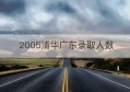 2005清华广东录取人数(cuba清华vs广东工业)