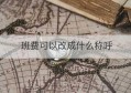 班费可以改成什么称呼(班费还可以怎么称呼)