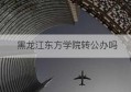 黑龙江东方学院转公办吗