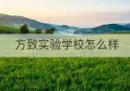 方致实验学校怎么样(方致电器有限公司)