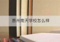 惠州南天学校怎么样(惠州南天学校招生电话)